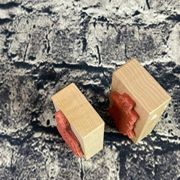 PSX Rubber Stamp Just A Note F-2105 E-510 Phrase Wood Mounted - Picture 4 of 9